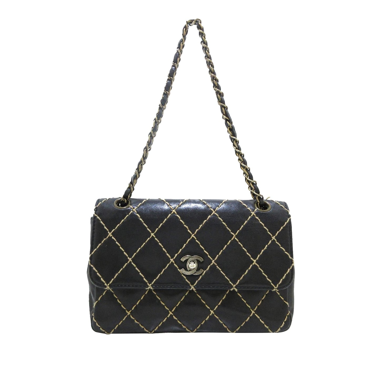 Chanel Wild Stitch Single Flap Bag (SHG-gB2uOe)