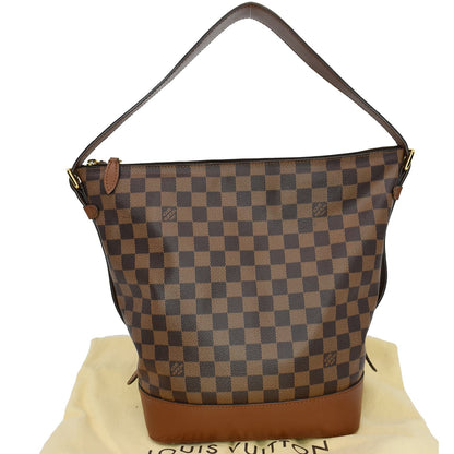 LOUIS VUITTON Diane Damier Ebene Shoulder Bag Brown