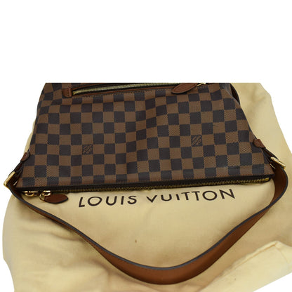 LOUIS VUITTON Diane Damier Ebene Shoulder Bag Brown