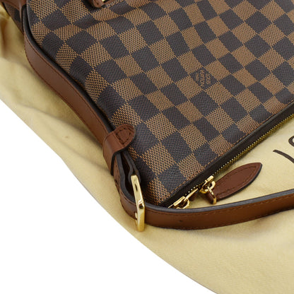 LOUIS VUITTON Diane Damier Ebene Shoulder Bag Brown