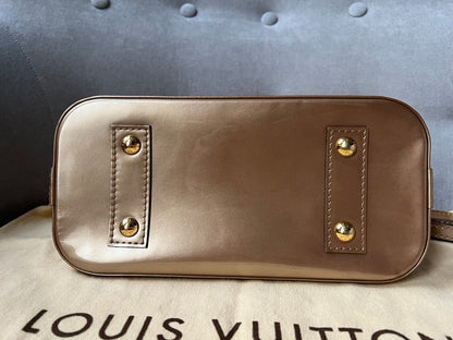 Louis Vuitton Alma Gold Vernis Patent Leather (RRP £1590)