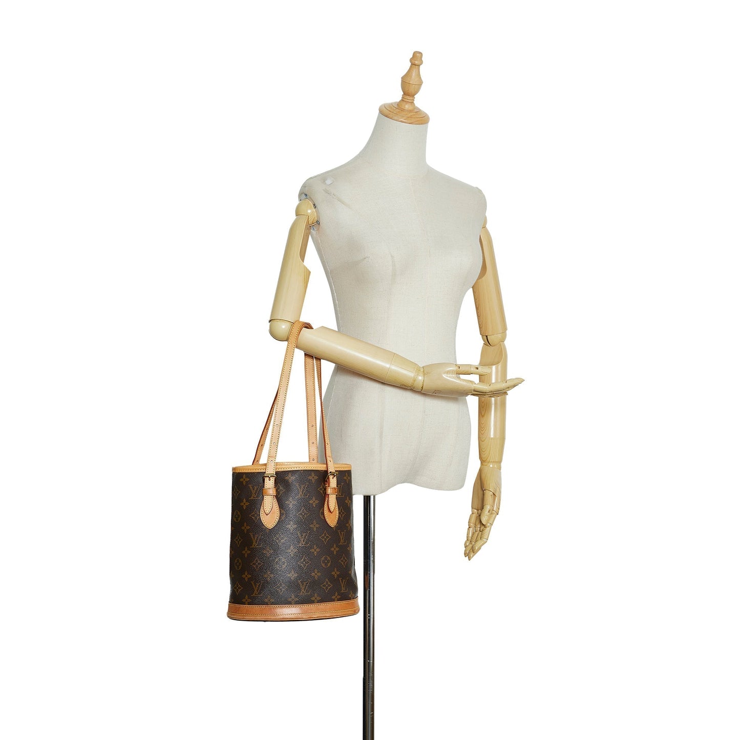 Louis Vuitton  Monogram Petit Bucket Bucket Bag