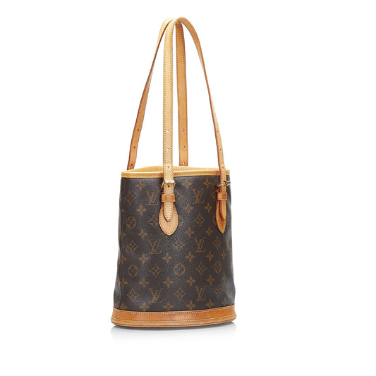 Louis Vuitton  Monogram Petit Bucket Bucket Bag