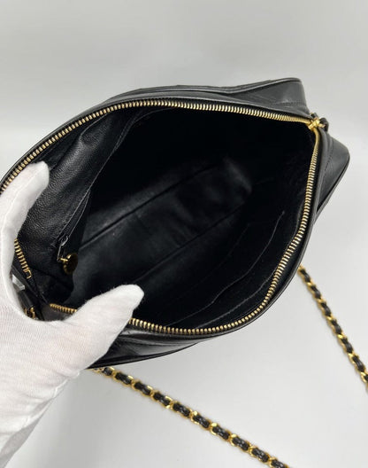 Vintage Chanel Black Shoulder Bag