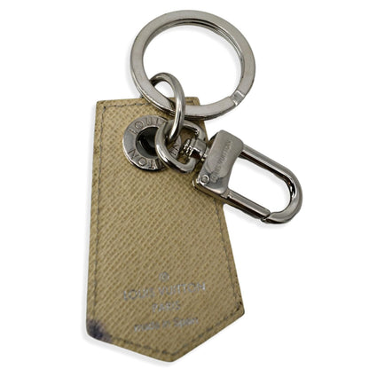 LOUIS VUITTON Alps Key Holder & Bag Charm Black/Silver