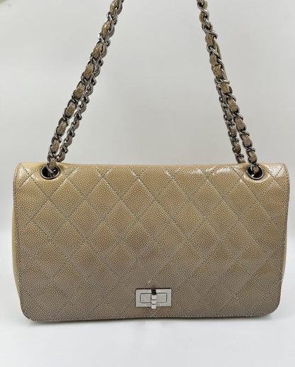 Chanel 2.55 Patent Caviar Bag