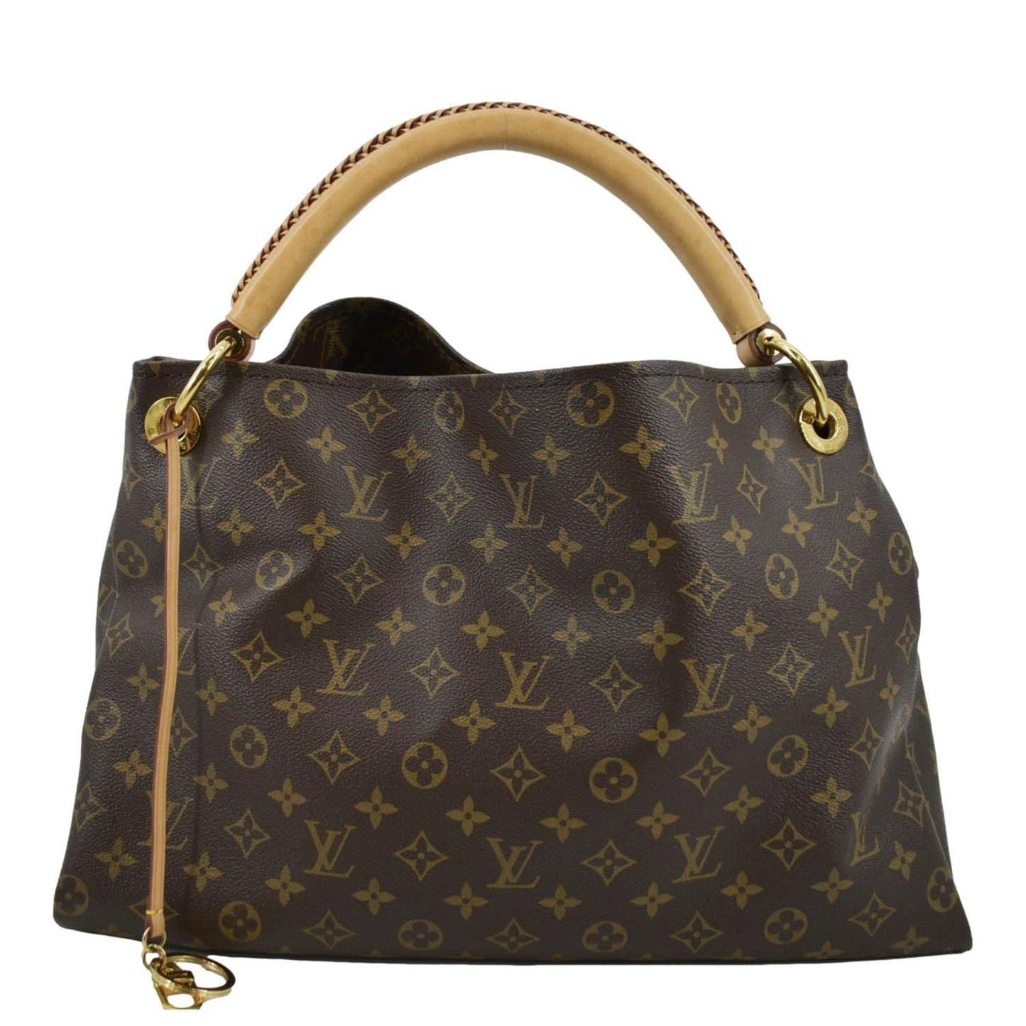 LOUIS VUITTON  Artsy MM Monogram Canvas Hobo Bag Brown