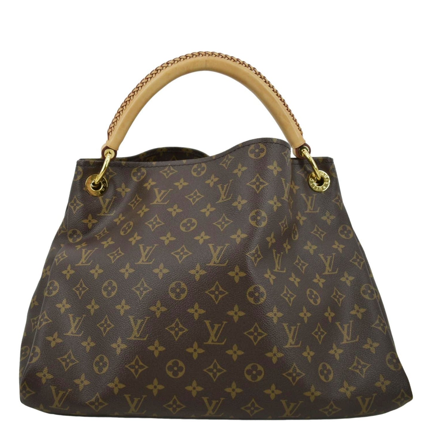 LOUIS VUITTON  Artsy MM Monogram Canvas Hobo Bag Brown