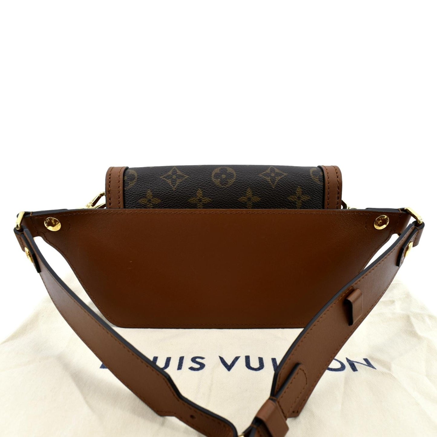 LOUIS VUITTON Dauphine Monogram Reverse Canvas Bumbag Brown