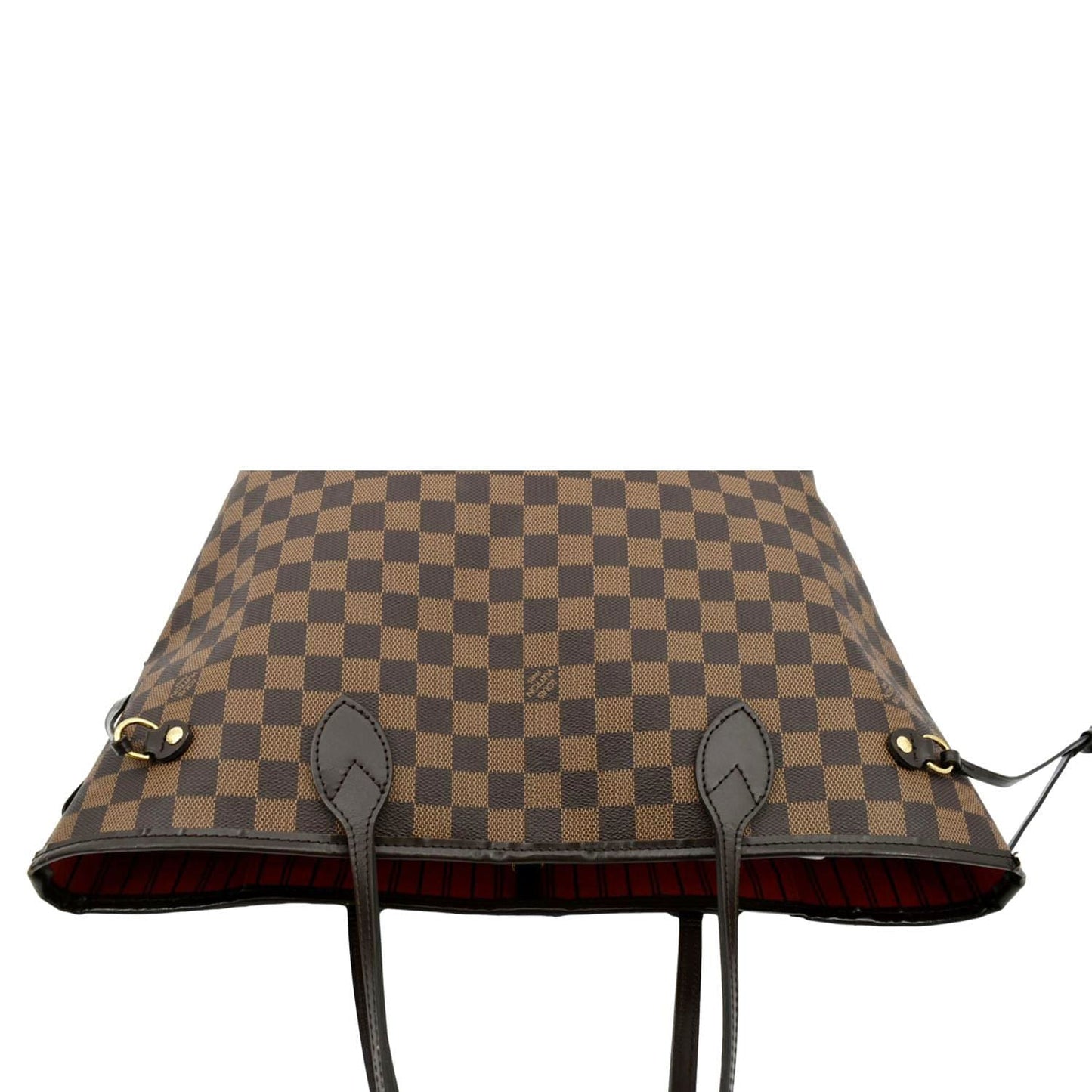 LOUIS VUITTON  Neverfull MM Damier Ebene Tote Bag Brown