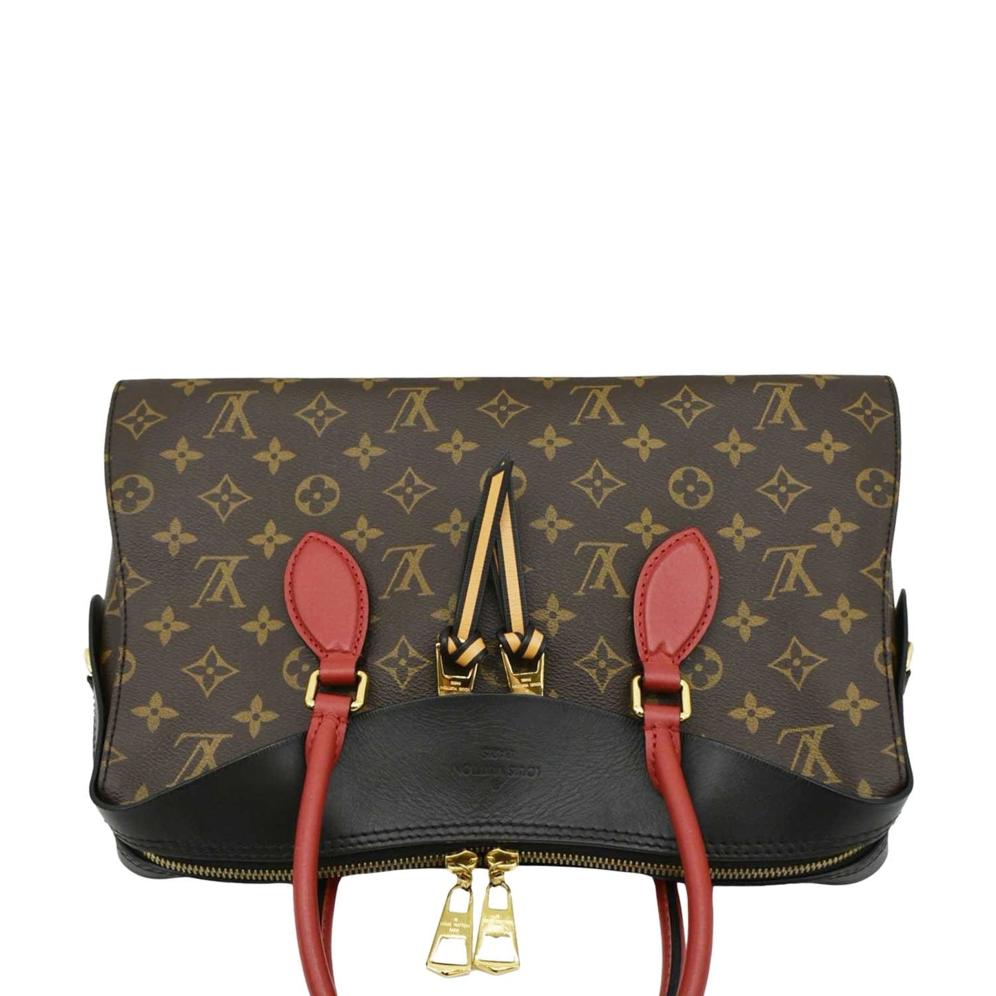 LOUIS VUITTON  Tuileries Monogram Canvas Tote Shoulder Bag Brown