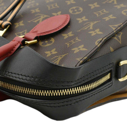 LOUIS VUITTON  Tuileries Monogram Canvas Tote Shoulder Bag Brown