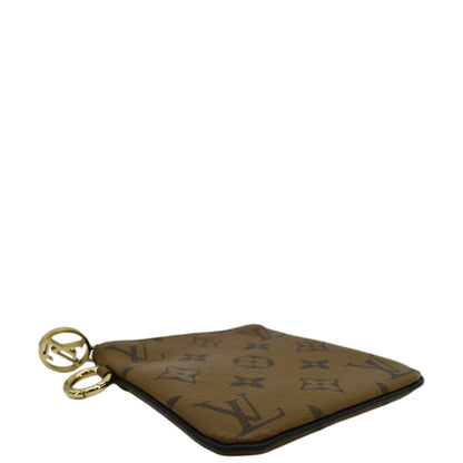 LOUIS VUITTON  Giant Monogram Reverse Canvas Trio Pouch Brown