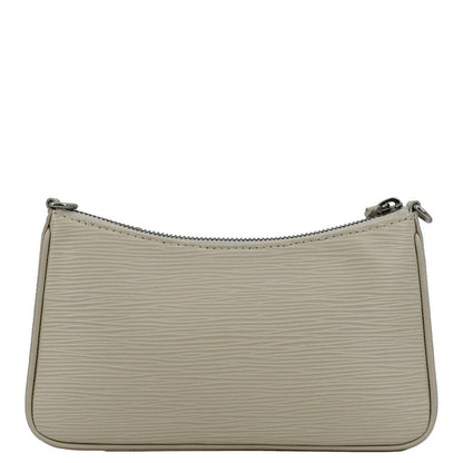 LOUIS VUITTON Easy Pouch On Strap Epi Leather Shoulder Bag Cream