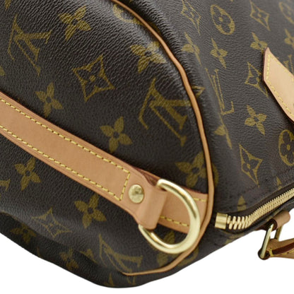 LOUIS VUITTON  Speedy 30 Monogram Canvas Satchel Bag Brown