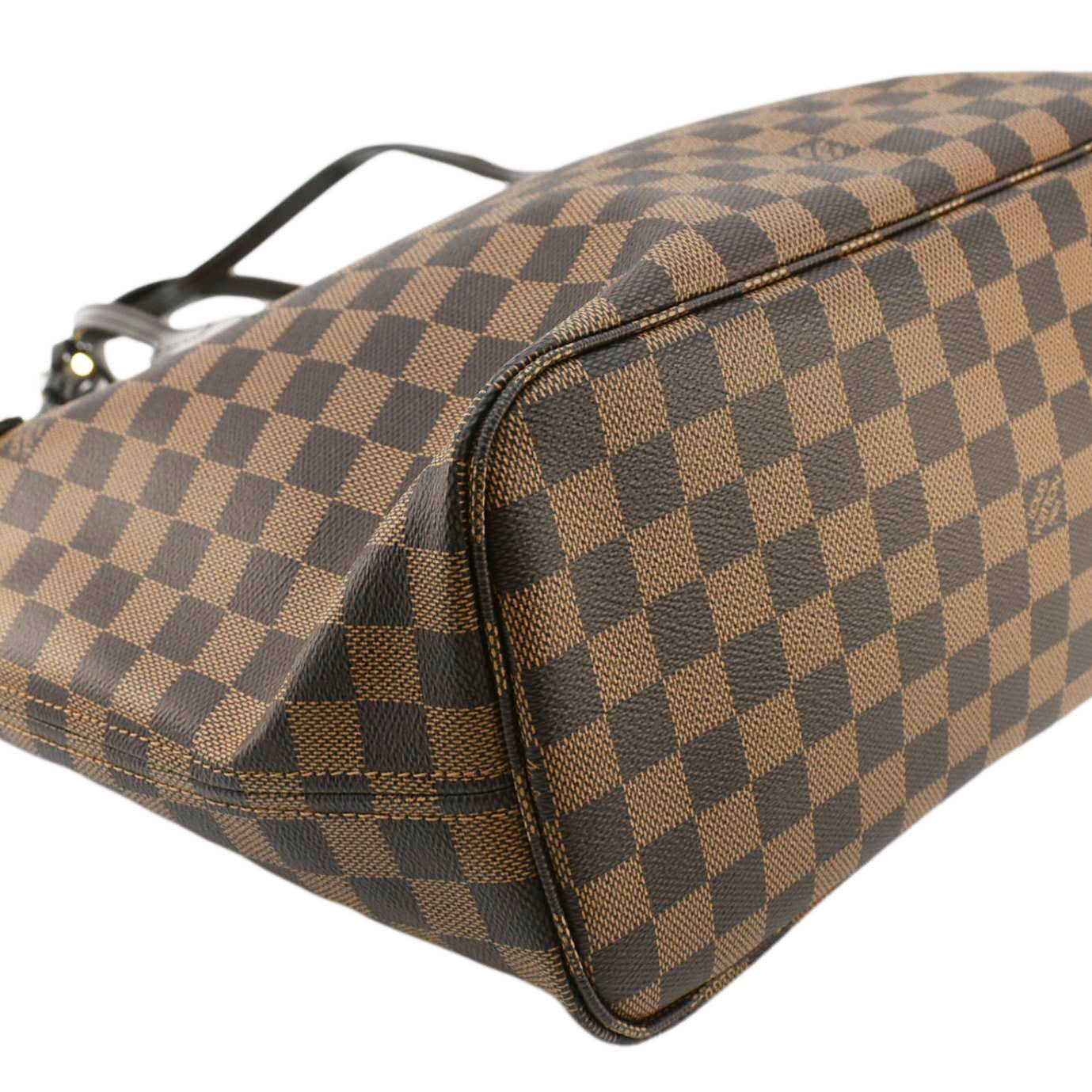 LOUIS VUITTON  Neverfull MM Damier Ebene Shoulder Bag Brown