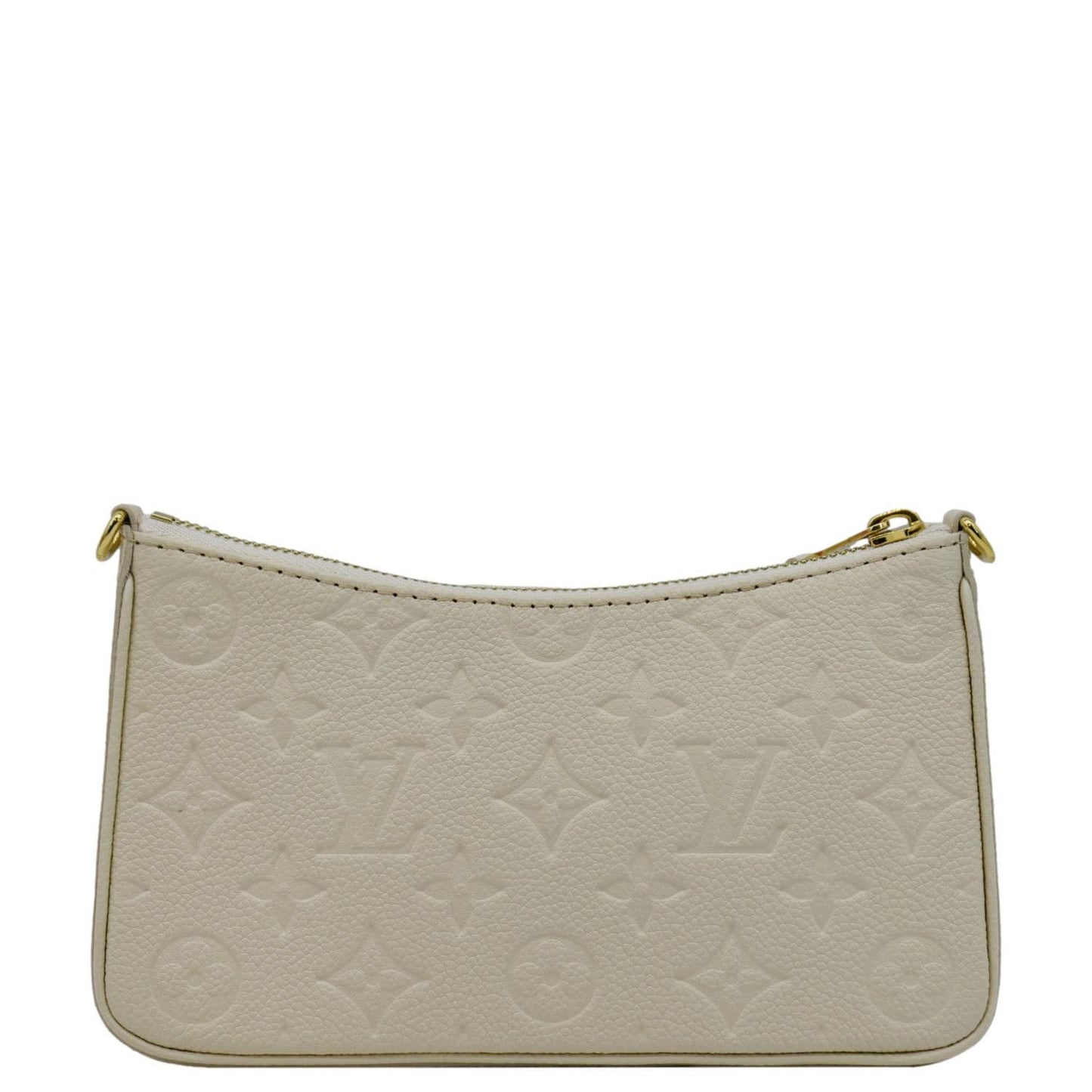 Louis Vuitton Easy Pouch On Strap Empreinte Leather Shoulder Bag Pouch Cream