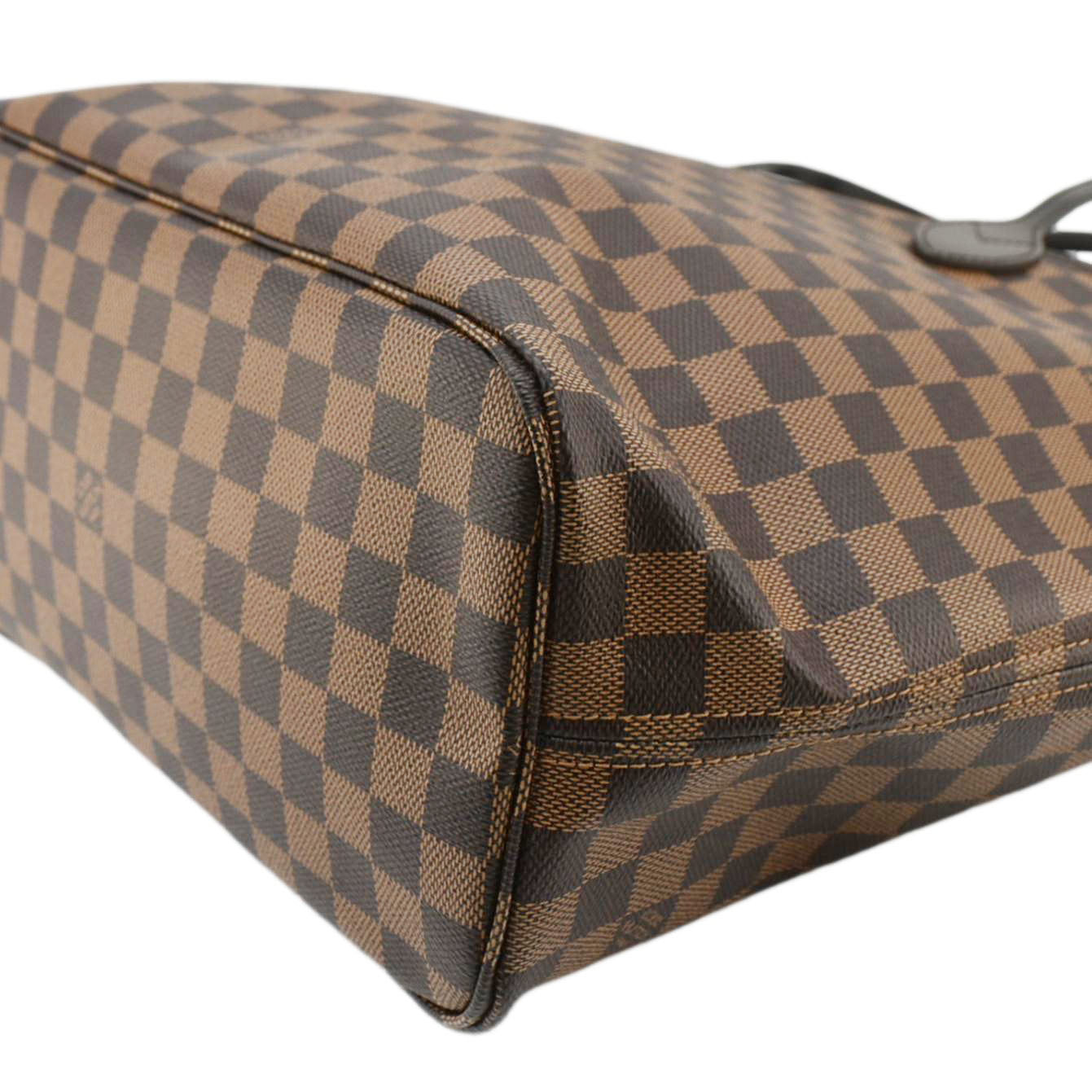 LOUIS VUITTON  Neverfull MM Damier Ebene Shoulder Bag Brown