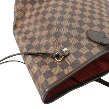 LOUIS VUITTON  Neverfull MM Damier Ebene Shoulder Bag Brown