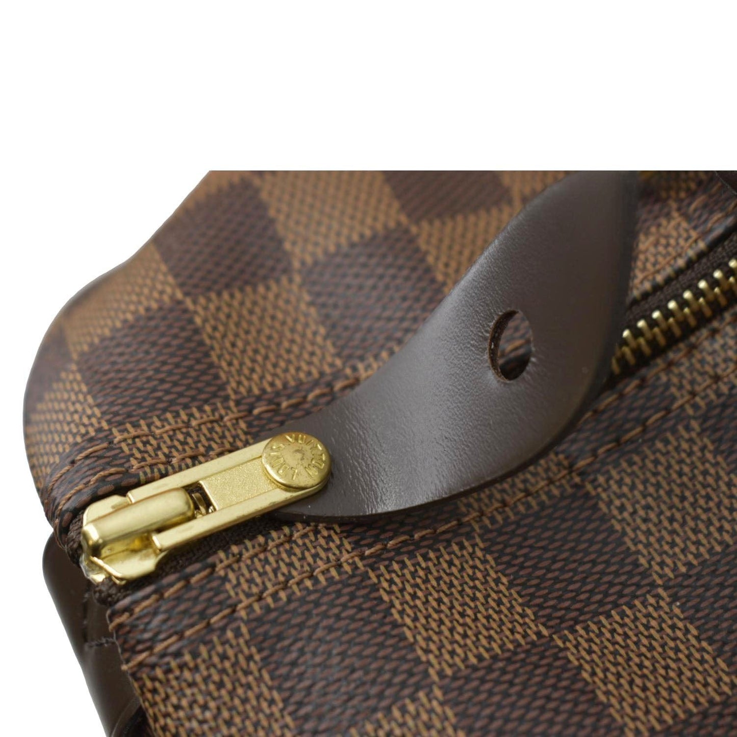 LOUIS VUITTON  Speedy 30 Damier Ebene Satchel Bag Brown