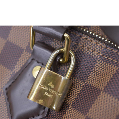 LOUIS VUITTON  Speedy 30 Damier Ebene Satchel Bag Brown