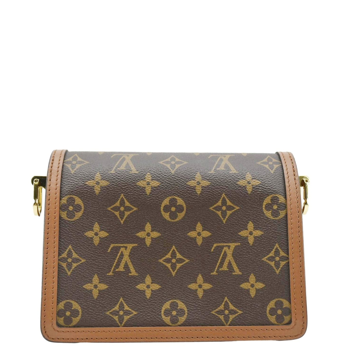 LOUIS VUITTON Dauphine Mini Monogram Reverse Canvas Shoulder Bag Brown