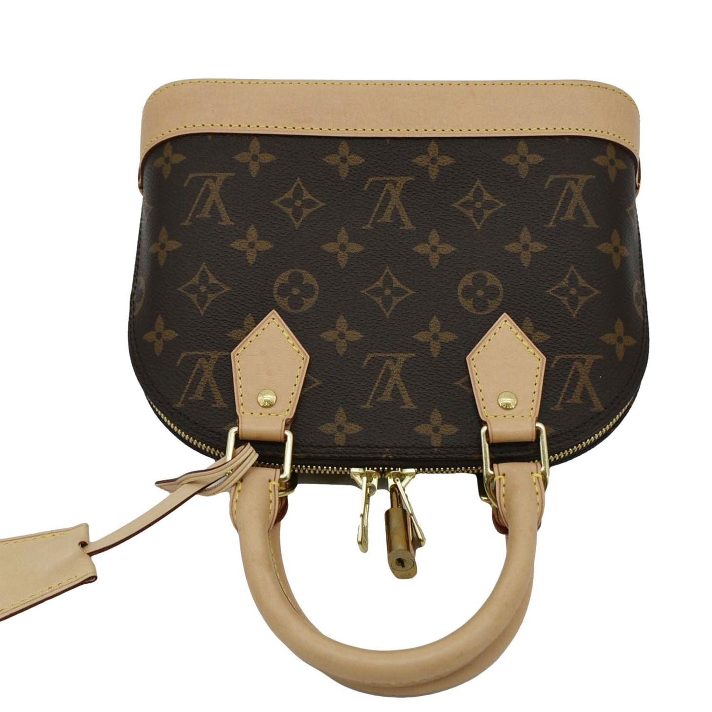 LOUIS VUITTON  Alma BB Monogram Canvas Crossbody Bag Brown