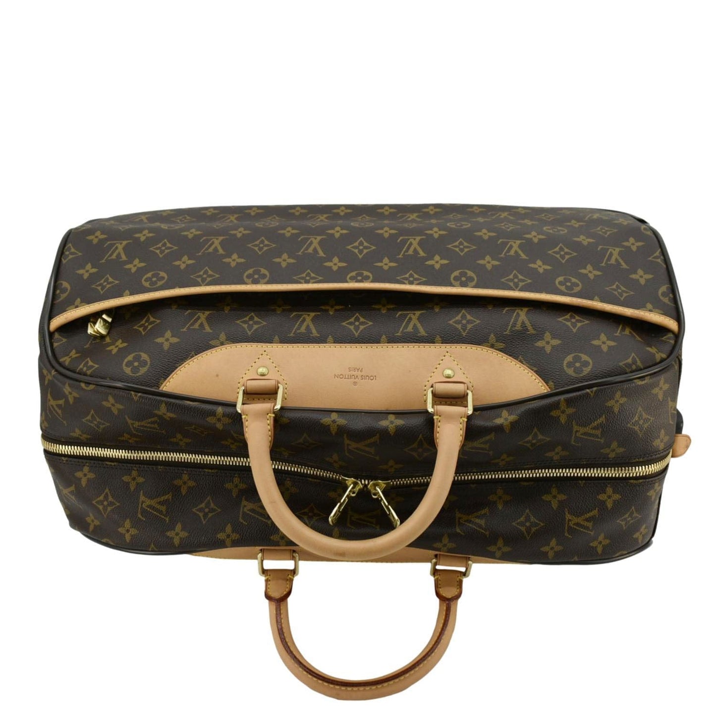 LOUIS VUITTON Eole 50 Monogram Canvas Rolling Luggage Bag Brown