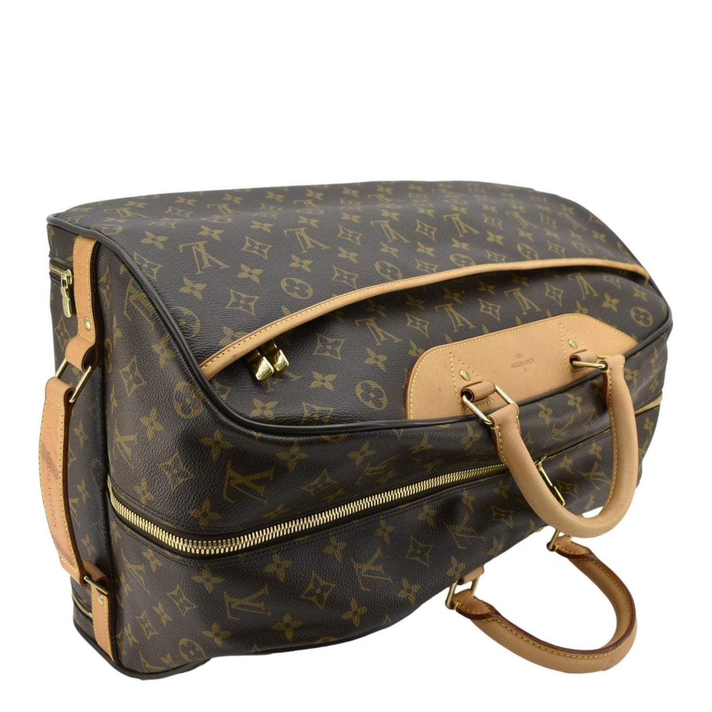 LOUIS VUITTON Eole 50 Monogram Canvas Rolling Luggage Bag Brown