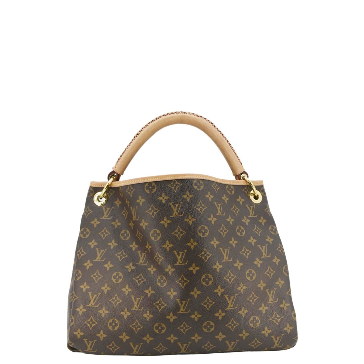 LOUIS VUITTON  Artsy MM Monogram Canvas Hobo Bag Brown