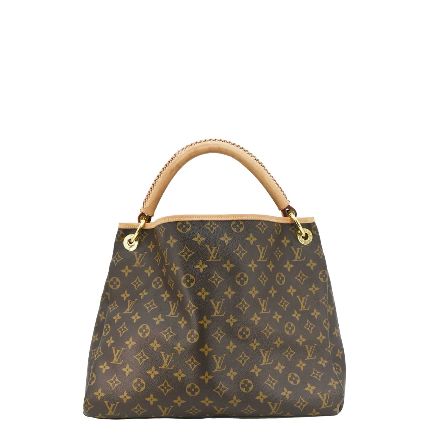 LOUIS VUITTON  Artsy MM Monogram Canvas Hobo Bag Brown