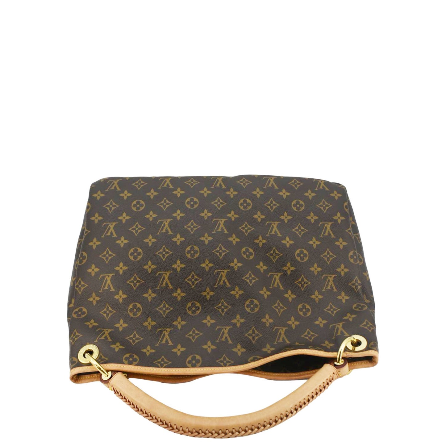 LOUIS VUITTON  Artsy MM Monogram Canvas Hobo Bag Brown