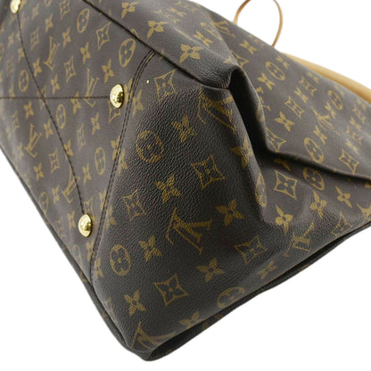 LOUIS VUITTON  Artsy MM Monogram Canvas Hobo Bag Brown