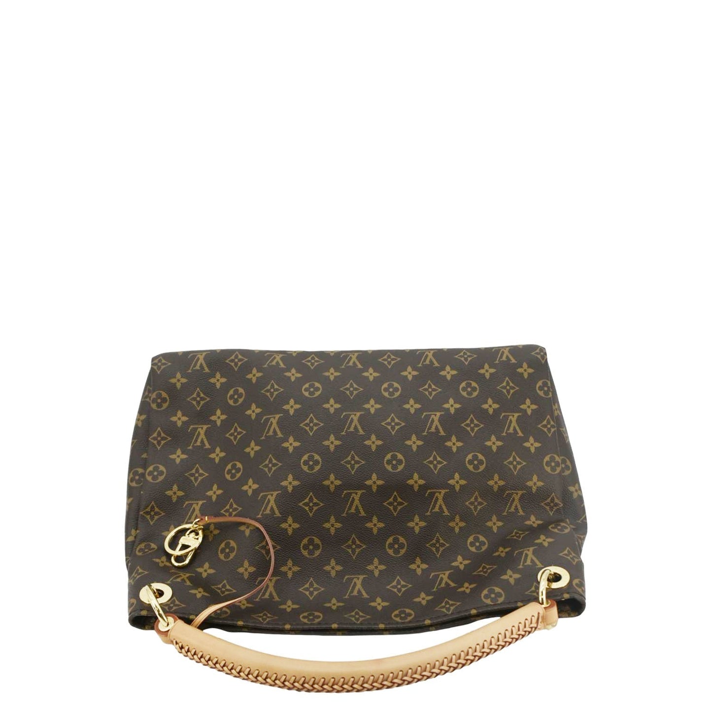 LOUIS VUITTON  Artsy MM Monogram Canvas Hobo Bag Brown