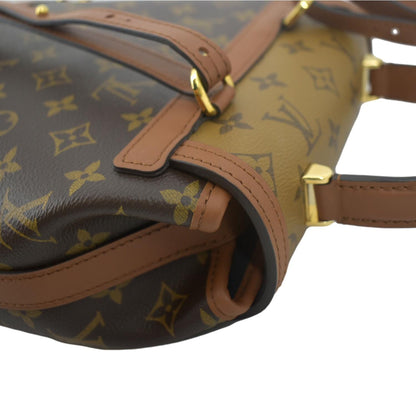 LOUIS VUITTON Dauphine PM Monogram Reverse Canvas Backpack Brown