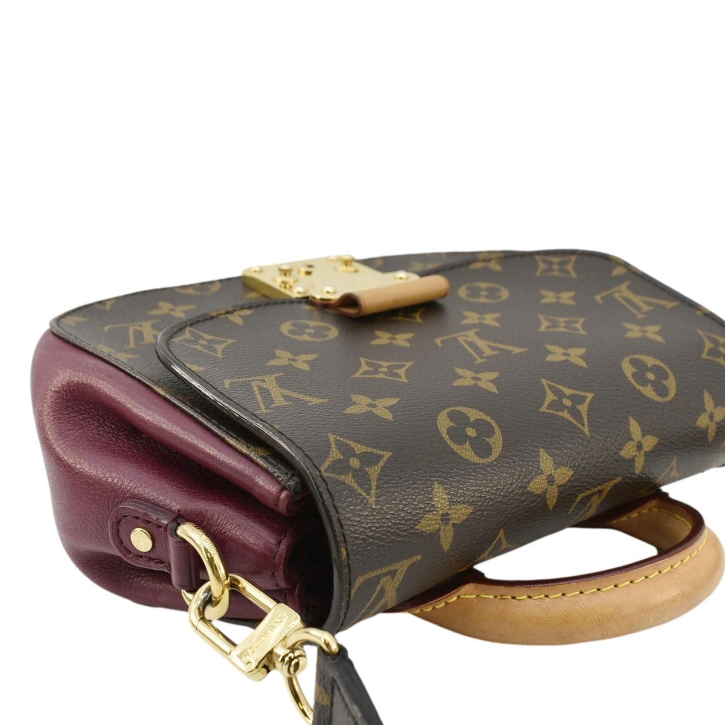 LOUIS VUITTON Eden Monogram Canvas Shoulder Bag Brown