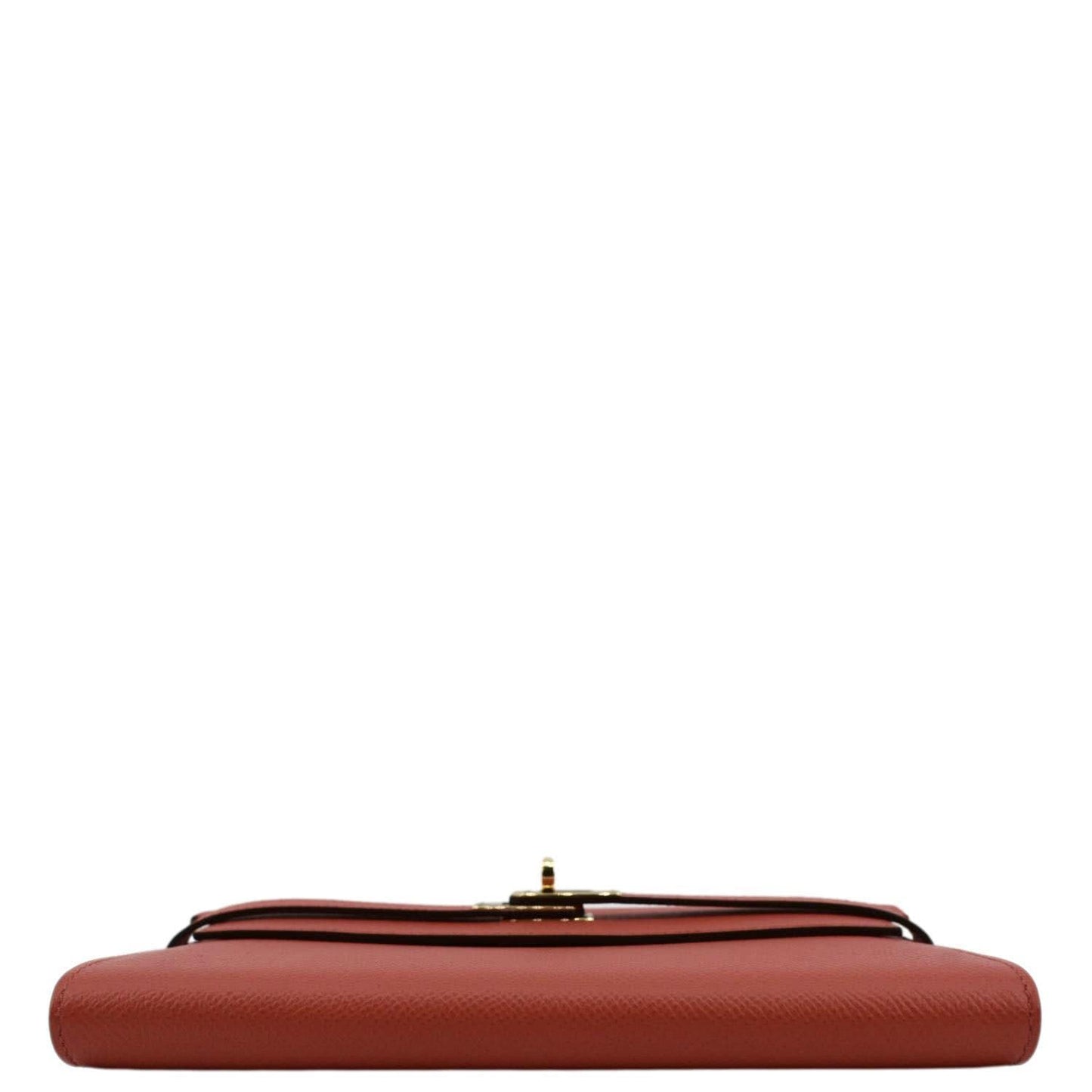 Hermes Kelly Epsom Leather Wallet Flamingo