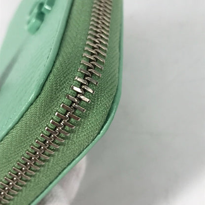 GUCCI Coin case 644412 leather green GG Double G Women Secondhand