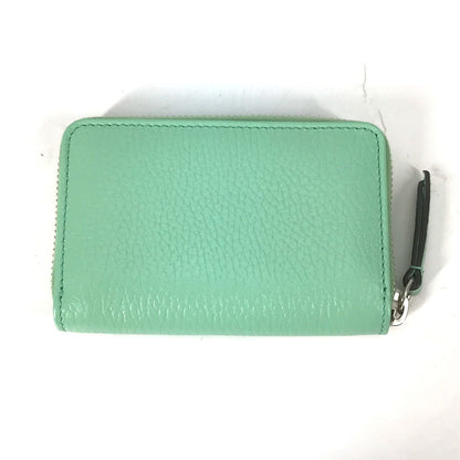 GUCCI Coin case 644412 leather green GG Double G Women Secondhand