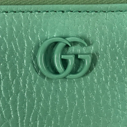 GUCCI Coin case 644412 leather green GG Double G Women Secondhand