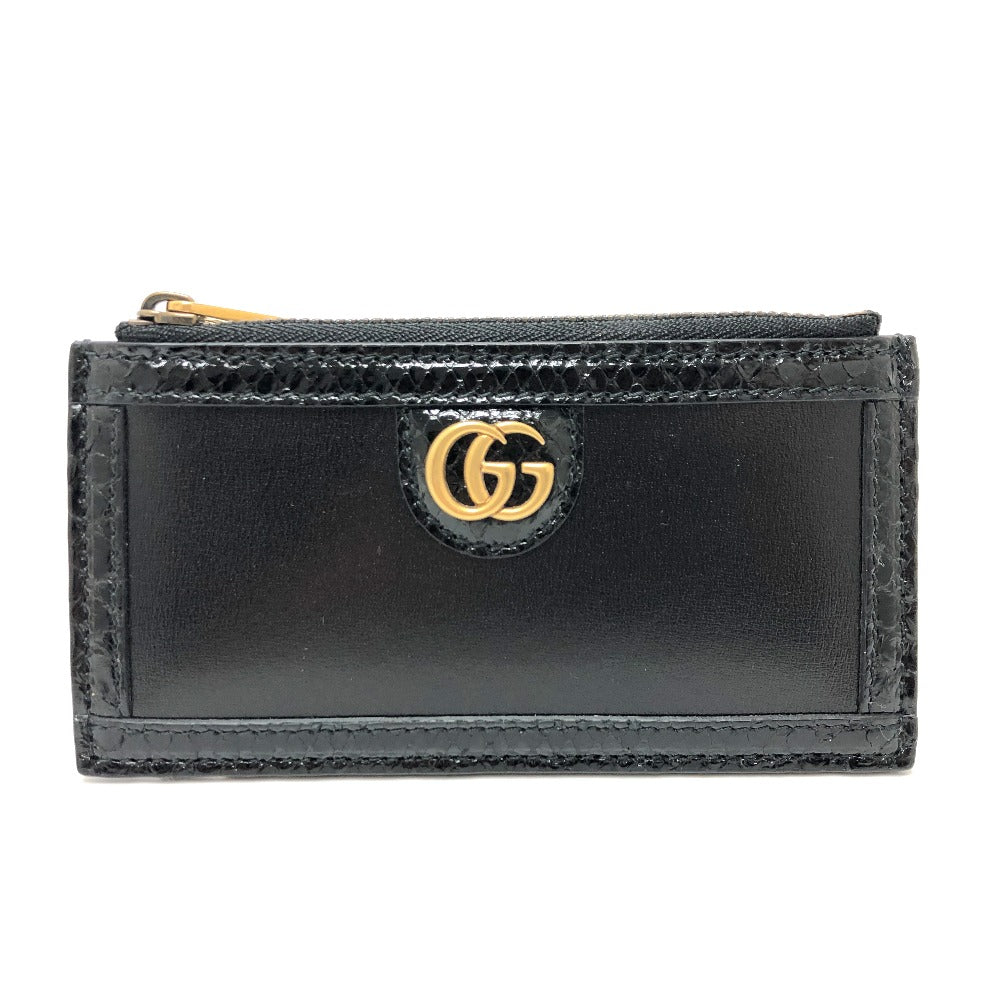 GUCCI Coin case 699349 leather black Limited edition GG mens Used