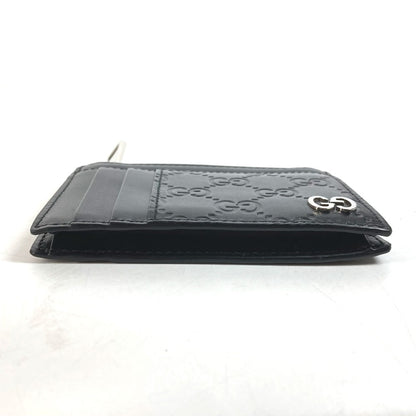 GUCCI Coin case 597560 leather black Guccisima GG mens Used