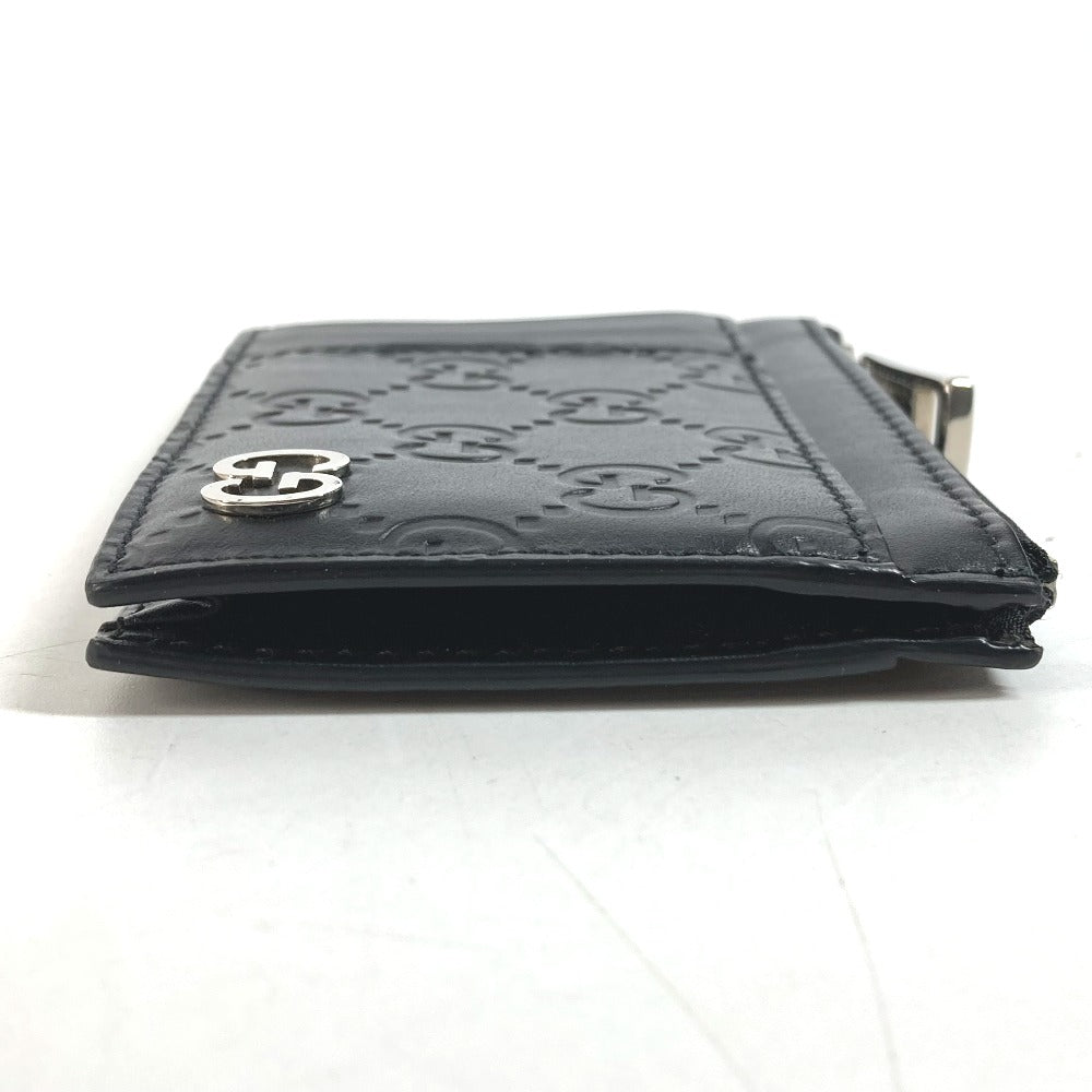 GUCCI Coin case 597560 leather black Guccisima GG mens Used