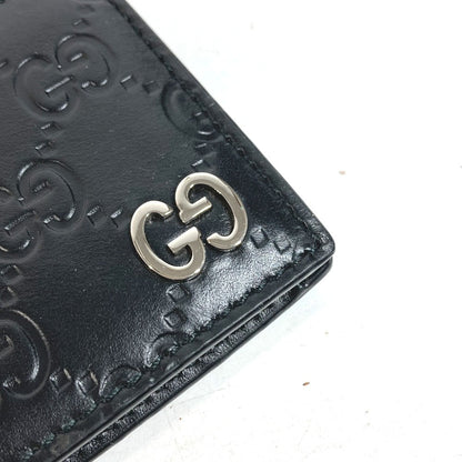 GUCCI Coin case 597560 leather black Guccisima GG mens Used