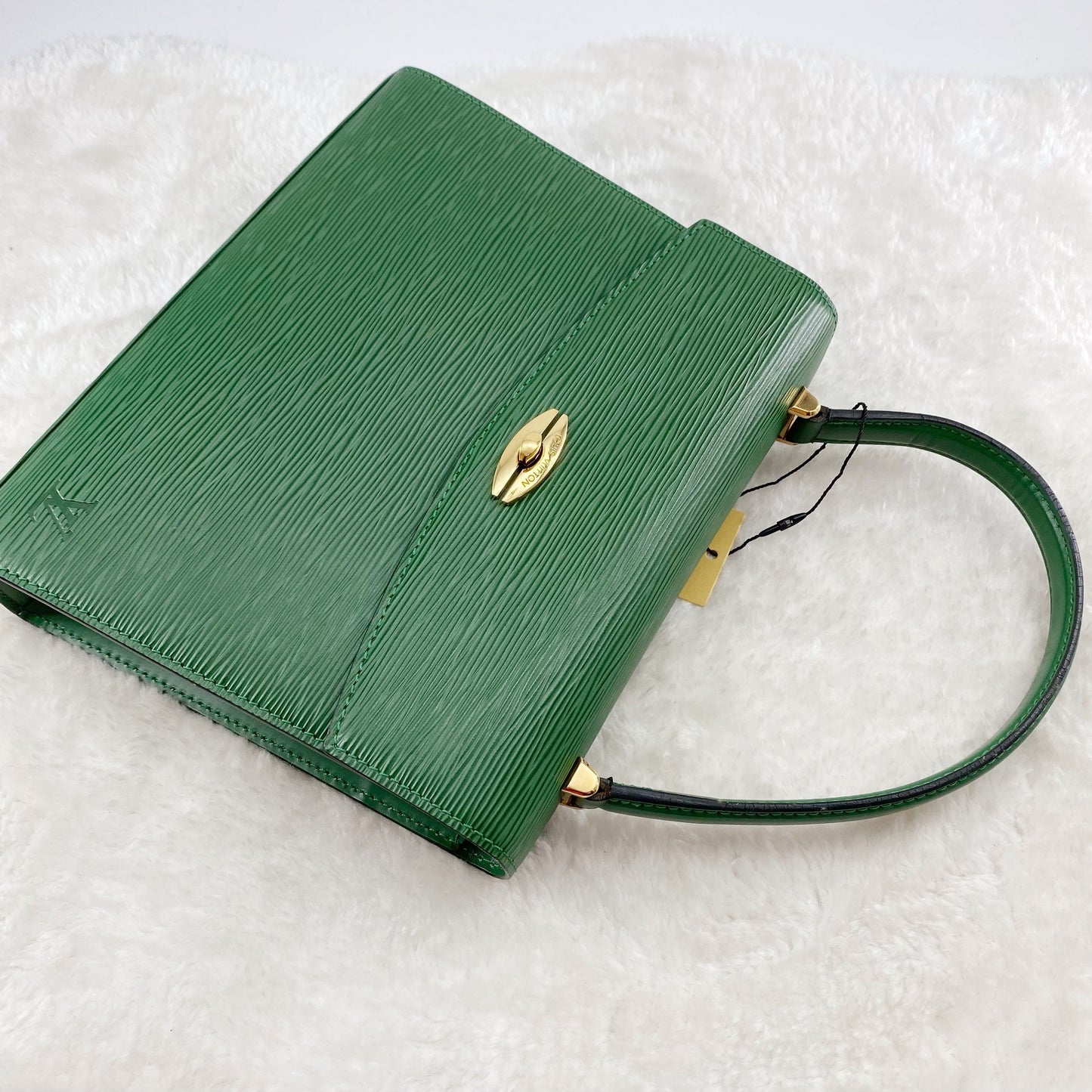 Louis Vuitton  Green Leather Marlesherbes Bag