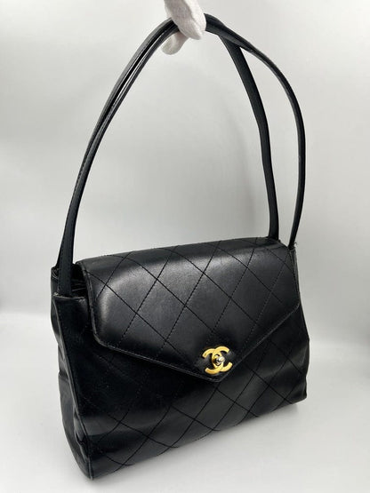 Vintage Chanel Shoulder Bag with 24k Gold Plated Hardware.