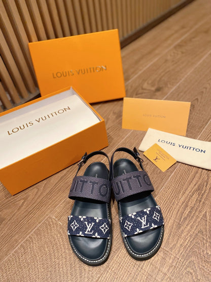 Louis Vuitton DAMIER Women's Sandals