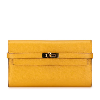 Hermes Epsom Kelly Classic Wallet Long Wallets