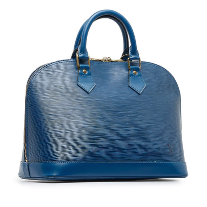 Louis Vuitton Alma PM Blue Epi