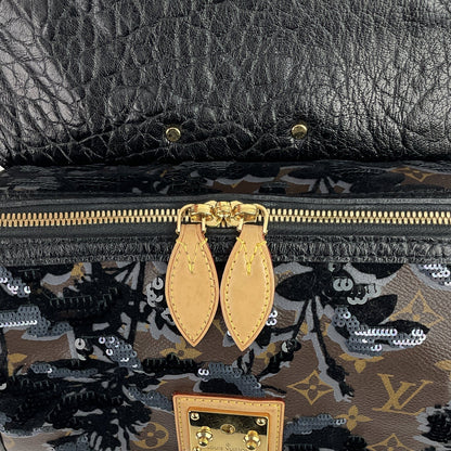 Louis Vuitton  Carrousel Fleur de Jais Monogram Canvas Bag